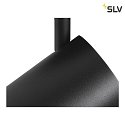 Lampada da parete e soffitto ASTO TUBE CW DOUBLE 2-Lampadine, lang, rotazione cardanica GU10 IP20, nero dimmerabile
