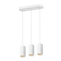 SLV Luci a sospesione ASTO TUBE 3-Lampadine, rigido, lang GU10 IP20, bianco dimmerabile
