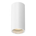 SLV downlight ASTO TUBE cylindrical, rigid, surface-mounted version GU10 IP20, white dimmable