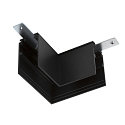 Connettore a L TRACK 48V meccanico, sinistra, profondo, Nero