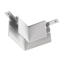 Connettore a L TRACK 48V meccanico, a destra, profondo, Bianco