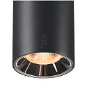 SLV LED Spot NUMINOS S TRACK 48V, 20, 16W, CRI90, DALI, IP20, 2700K, 960lm, schwarz/chrom