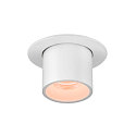 SLV Apparecchio da incasso a soffitto NUMINOS� PROJECTOR S cilindrico, Bianco