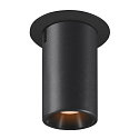 Apparecchio da incasso a soffitto NUMINOS� PROJECTOR M cilindrico, Nero