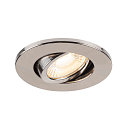 SLV cover UNIVERSAL DOWNLIGHT MOVE round, swivelling, chrome