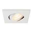 SLV Copertura UNIVERSAL DOWNLIGHT IP20 angolare, girevole, bianco
