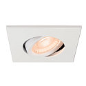 SLV Copertura UNIVERSAL DOWNLIGHT IP20 angolare, girevole, bianco