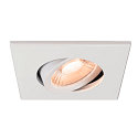 SLV Copertura UNIVERSAL DOWNLIGHT IP20 angolare, girevole, bianco