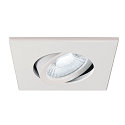 SLV Copertura UNIVERSAL DOWNLIGHT IP20 angolare, girevole, bianco