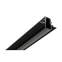 Schienenabdeckung fr Aufbauschiene tief und Einbauschiene TRACK 48V, 26mm, 2m, IP20, schwarz