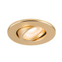 SLV cover UNIVERSAL DOWNLIGHT IP65 round, swivelling, gold matt