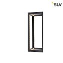 SLV LED Outdoor Wandaufbauleuchte QUADRULO, 7,4W, 3000K, 280lm, CRI80, IP55, anthrazit