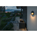 SLV Luminaire mural dextrieur LID II  SINGLE rond, rigide, CCT Switch IP65, anthrazit, mat gradable