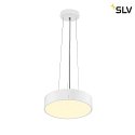 SLV Applique et plafonnier MEDO® PRO 30 rond, contrôlable par DALI IP50, blanche gradable
