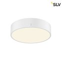 SLV LED Wand-/Deckenleuchte MEDO® PRO 30, rund, 110°, 10W, 3000/4000K, CRI 90, UGR<25, IP50, DALI/Touch dimmbar, weiß