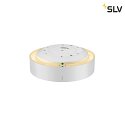 SLV LED Wand-/Deckenleuchte MEDO® PRO 30, rund, 110°, 10W, 3000/4000K, CRI 90, UGR<25, IP50, DALI/Touch dimmbar, weiß