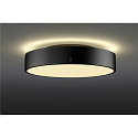 SLV wall and ceiling luminaire MEDO PRO 40 round IP50, black dimmable