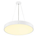SLV wall and ceiling luminaire MEDO PRO 60 round, DALI controllable IP50, white dimmable