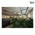 SLV Lampada da parete e soffitto MEDO® PRO 60 rotondo, controllabile da DALI IP50, nero dimmerabile
