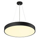 Lampada da parete e soffitto MEDO PRO 60 rotondo, CCT Switch, diretto / indiretto, UGR < 19 IP50, nero dimmerabile