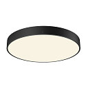 SLV wall and ceiling luminaire MEDO PRO 60 round IP50, black dimmable