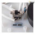 SLV Luminaire de plafond MEDO® PRO 90 rond, CCT Switch, UGR < 19 IP50, noir gradable