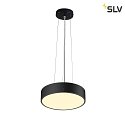 wall and ceiling luminaire MEDO® 30 round, CCT Switch, direct / indirect IP50, black dimmable