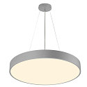 SLV wall and ceiling luminaire MEDO 60 round, CCT Switch, direct / indirect IP50, grey dimmable
