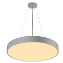 SLV wall and ceiling luminaire MEDO 60 round, CCT Switch, direct / indirect IP50, grey dimmable
