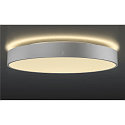 SLV wall and ceiling luminaire MEDO 60 round, CCT Switch, direct / indirect IP50, grey dimmable