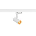 SLV Projecteur triphas NOBLO SPOT rond, pivotant, rotatif IP20, blanche gradable