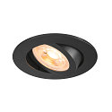 ceiling recessed luminaire NEW TRIA 68 round GU10 IP20, black