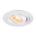 ceiling recessed luminaire NEW TRIA 75 round GU10 IP20, white