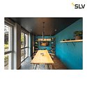 SLV Deckeneinbauleuchte NEW TRIA® 75, rund, GU10, max. 10W, IP20, schwarz
