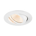 ceiling recessed luminaire NEW TRIA 68 round IP20, white dimmable