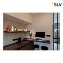 SLV ceiling recessed luminaire NEW TRIA® 68 round IP20, black dimmable