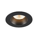 ceiling recessed luminaire NEW TRIA 68 round IP20 / IP65, black dimmable