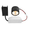 Module LED NEW TRIA® rond 11W 700lm 1800-3000K 38° gradable, noir