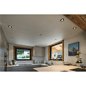 SLV ceiling recessed luminaire NEW TRIA 68 round IP20, black dimmable