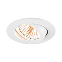 ceiling recessed luminaire NEW TRIA UNIVERSAL 68 round IP20, white dimmable