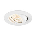 SLV Plafonnier encastr NEW TRIA UNIVERSAL rond IP20, blanche gradable