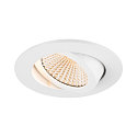 SLV Plafonnier encastr NEW TRIA UNIVERSAL rond IP20, blanche gradable
