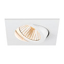 ceiling recessed luminaire NEW TRIA UNIVERSAL square IP20, white dimmable