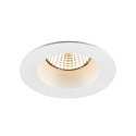 SLV ceiling recessed luminaire NEW TRIA UNIVERSAL round IP20 / IP65, white dimmable