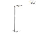 SLV floor lamp WORKLIGHT PRO IP20, grey dimmable