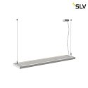 SLV pendant luminaire WORKLIGHT PRO IP20, grey dimmable