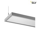 SLV pendant luminaire WORKLIGHT PRO IP20, grey dimmable