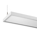 SLV LED Pendelleuchte WORKLIGHT PRO 150, 80 - 115, 150cm, 59W, 4000K, 7200lm, IP20, DALI dimmbar, wei