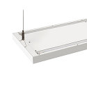 SLV LED Pendelleuchte WORKLIGHT PRO 150, 80 - 115, 150cm, 59W, 4000K, 7200lm, IP20, DALI dimmbar, wei