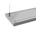 SLV LED Pendelleuchte WORKLIGHT PRO 150, 80 - 115, 150cm, 59W, 4000K, 7200lm, IP20, DALI dimmbar, grau